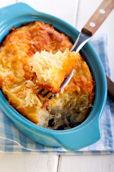 Cauliflower and cheese gratin — Stock Photo, Image