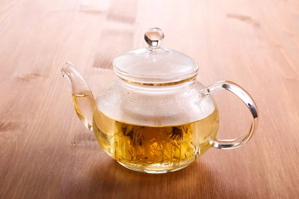 Herbal tea in the glass — Stock Photo, Image