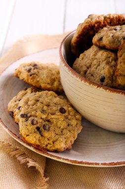 Çikolatalı yulaf kurabiye