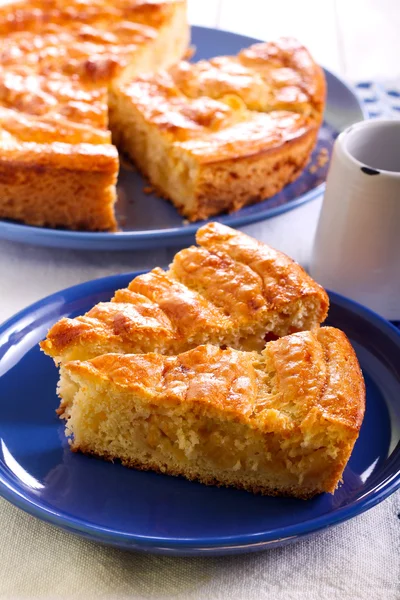 Pastel de levadura de relleno de manzana —  Fotos de Stock