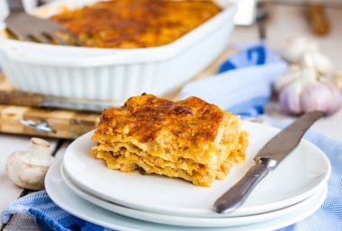 parça et lazanya mantar, İtalyan mutfağı 