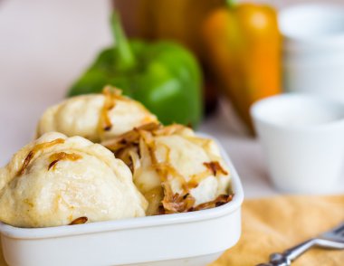 köfte lahana ve kızarmış soğan, Ukraynalı mutfağı ile