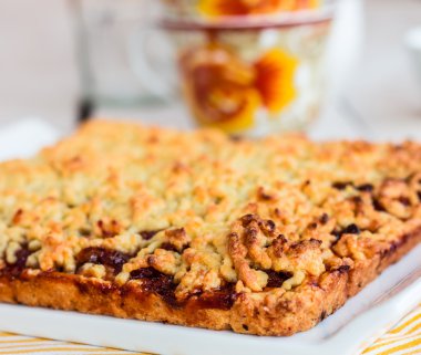 tatlı pasta pasta elma reçel ile