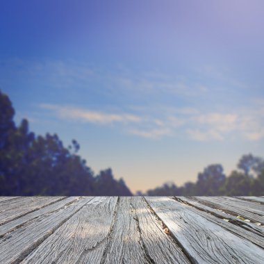 Landscap arka plan rötuş doğada vintage tarzı