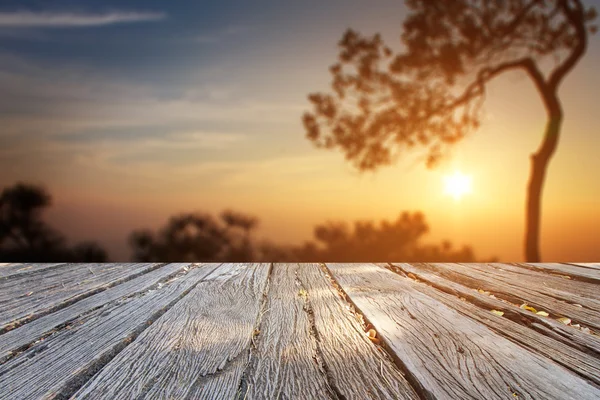 El fondo Landscap retoque estilo vintage en la naturaleza — Foto de Stock