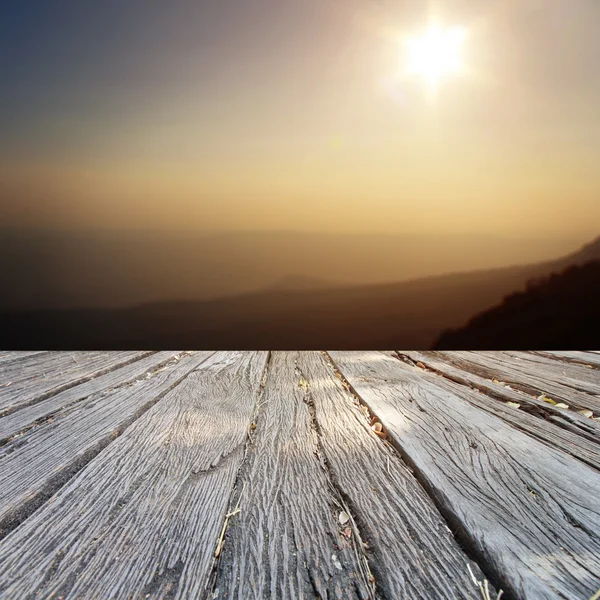 El fondo Landscap retoque estilo vintage en la naturaleza — Foto de Stock