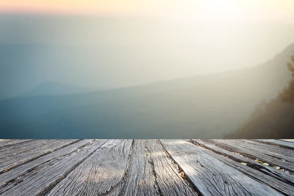Güzel landscap orman ve günbatımı renk filtreleri
