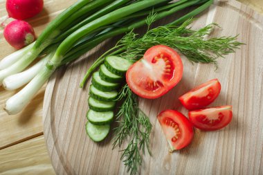 Vejetaryen yiyecekler. Taze yeşil sebze