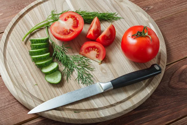 Vegetarian food. Fresh green vegetables — Stock Photo, Image