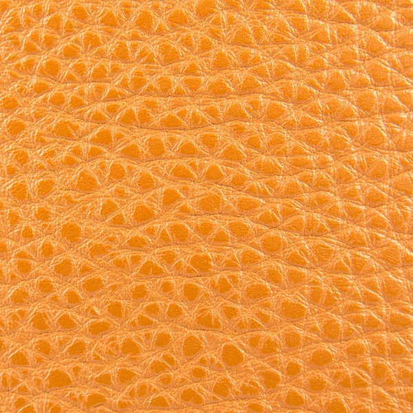 Texture in pelle arancione — Foto Stock