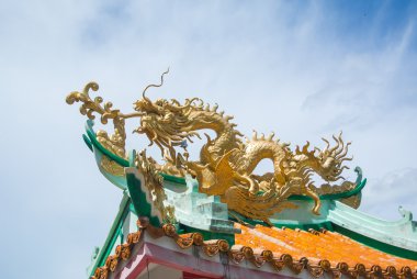 ejderha çatı üzerinde