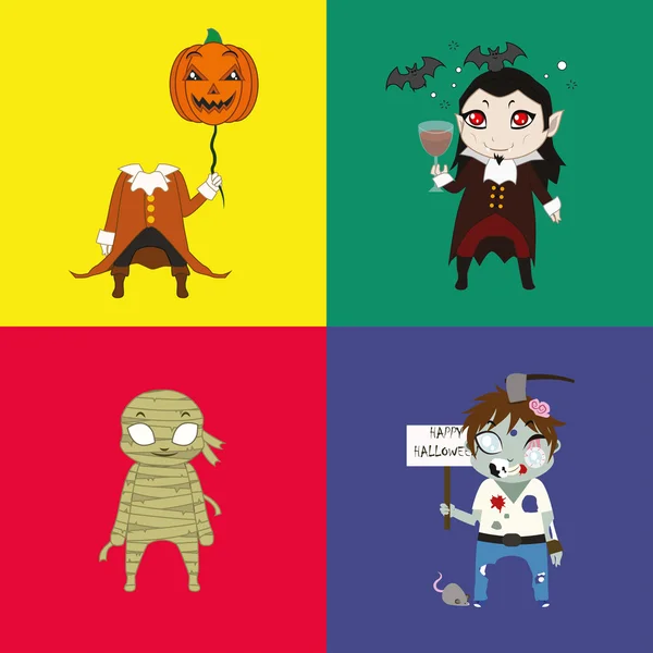 Halloween creatures set Stock Vector Image by ©AgnesSz 55609809