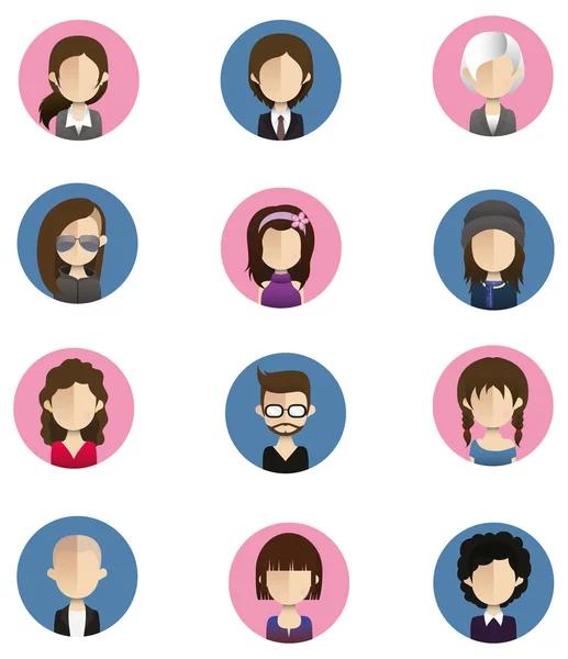 People icons — Stock Vector