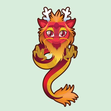 Cute Chinese dragon