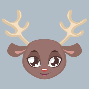 Cute reindeer avatar