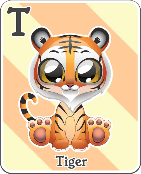 Animal alphabet card