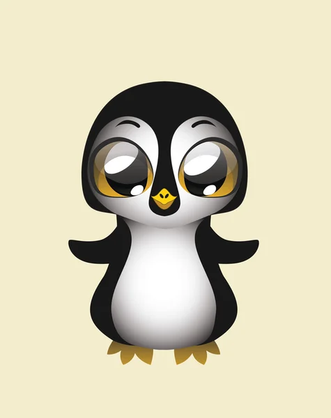 Cute nice penguin — Wektor stockowy