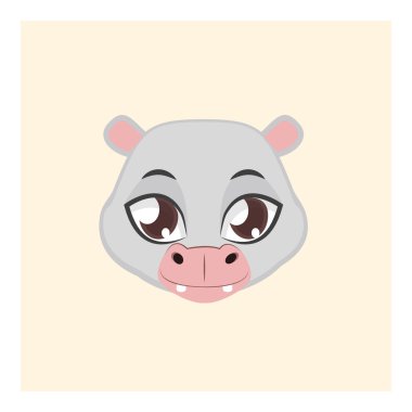 Sevimli hippo avatar