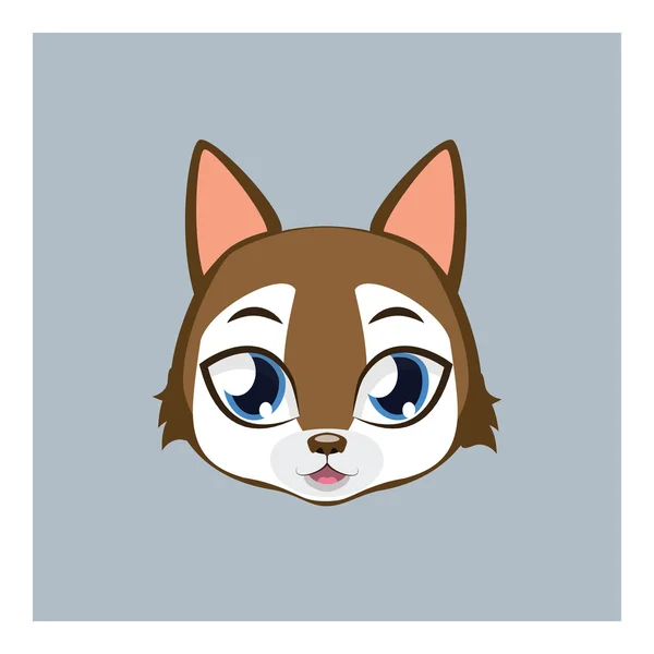 Drăguț câine avatar — Vector de stoc