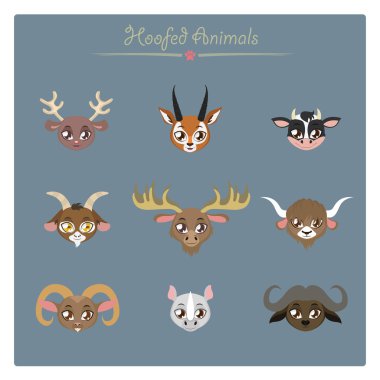 Sevimli tırnaklı hayvanlar koleksiyonu