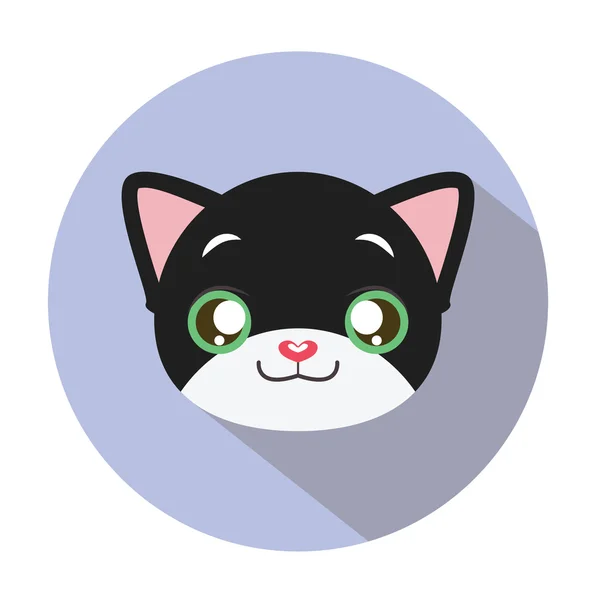 Kitty head icon — Stock Vector © AgnesSz #76011147