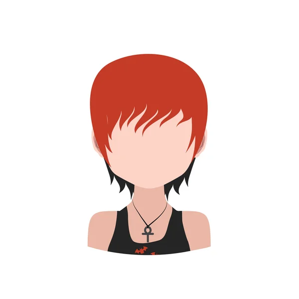 Cartoon vrouw avatar — Stockvector
