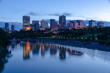 Edmonton, geceleri gökyüzü.