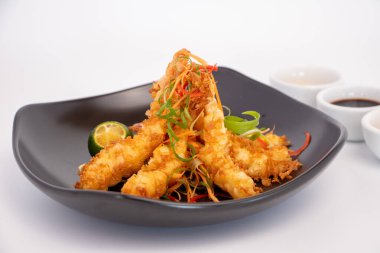 limonlu karides tempura