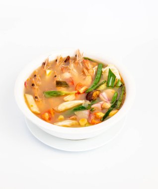 keskin ve ekşi karides çorbası