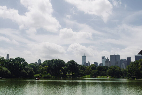 Manhattan Skyline from Central park