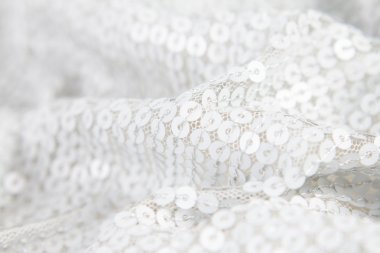 arka plan beyaz parlak payet Tekstil üzerinden