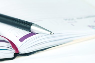 topu kalem açılan çizgili günlüğü kitap ile cale tarih seçici odak