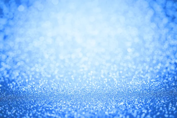 Iluminación bokeh azul borrosa abstracta de textura brillante — Foto de Stock