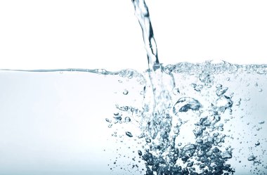 NET taze su sıçrama bubbles ile kapatmak