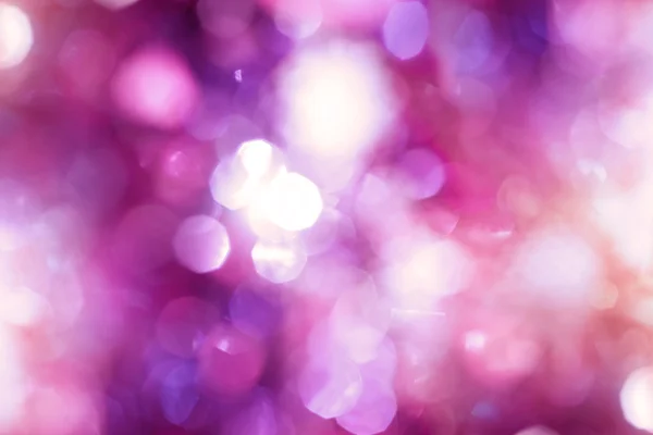 Abstract blur sweet pink bokeh lighting in night party, romance — стоковое фото