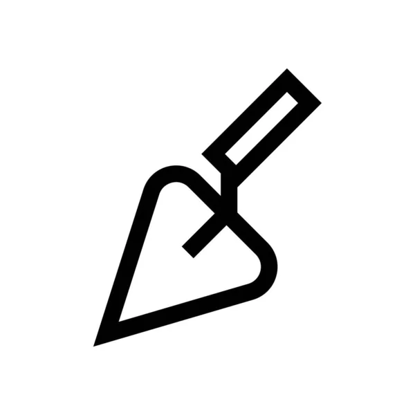 概要太字のアイコン トロールの紋章だ 白で隔離されてる ベクトル クリップ — ストックベクタ