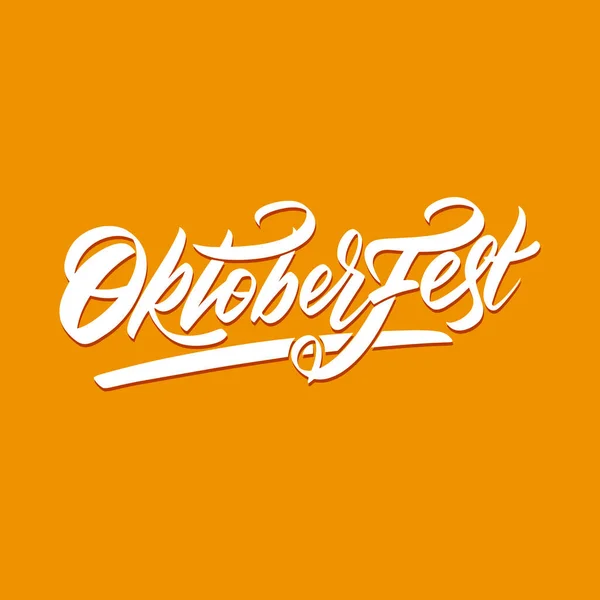 Logo Festival de octubre en estilo vintage. Para decoración y diseño. Ilustración vectorial. — Archivo Imágenes Vectoriales