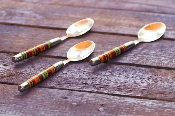 çizgili arka plan yemek kaşığı 