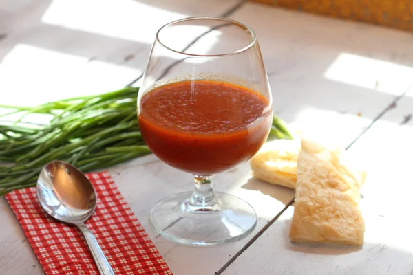 Tomatensuppe — Stockfoto