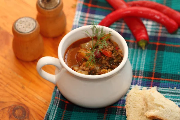 Meat Chile ragout — Stock Photo, Image