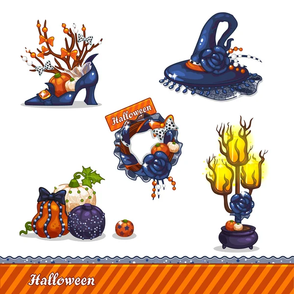 Halloween dekorasyon — Stok Vektör