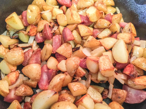 Smažené bramborové klíny — Stock fotografie