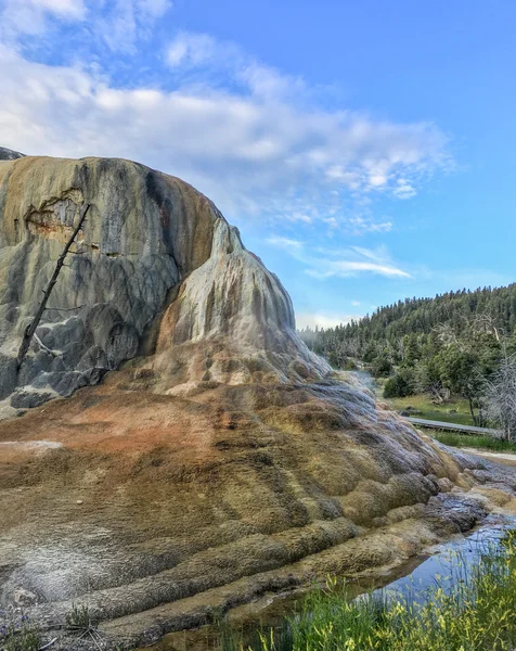 Característica térmica vibrante en Yellowstone — Foto de Stock