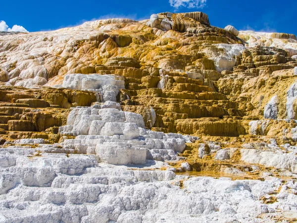 Terrazza in travertino, Yellowstone Foto Stock Royalty Free