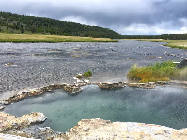 Río en Yellowstone — Foto de Stock