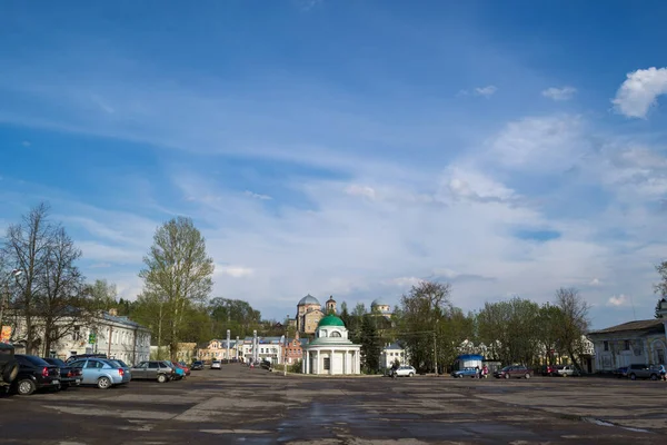 Torzhok Region Tweru Rosja Plac Stycznia — Zdjęcie stockowe