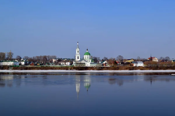 Tver Tver Region Rusko Klášter Kateřiny Zimě — Stock fotografie