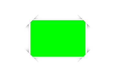 Fotoğraf çerçevesi, beyaz arka plan üzerinde boş çerçeve