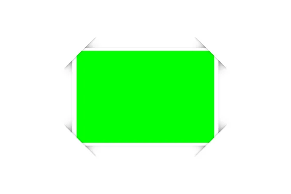 Fotoğraf çerçevesi, beyaz arka plan üzerinde boş çerçeve