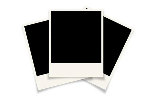 Moldura da foto, moldura em branco no fundo branco Imagem De Stock